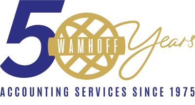 Wamhoff Accounting 50th Anniversary Logo