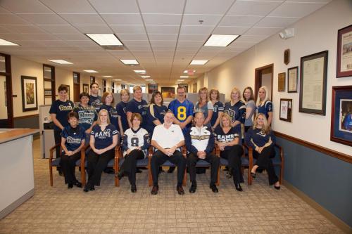 Wamhoff Rams Game Group Photo 2012